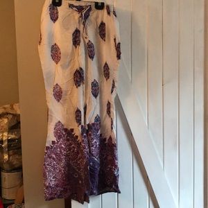 Billabong designers closet paisley pants med